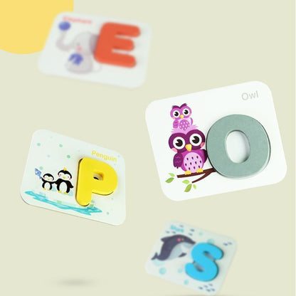 Alpha-Numeric Cognition Toy, ABC Wooden Letters & Numbers
