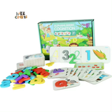 Alpha-Numeric Cognition Toy, ABC Wooden Letters & Numbers