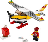 LEGO City Mail Plane 60250 Pretend-Play Toy, Fun Building Set for Kids
