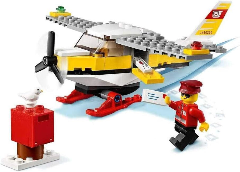 LEGO City Mail Plane 60250 Pretend-Play Toy, Fun Building Set for Kids