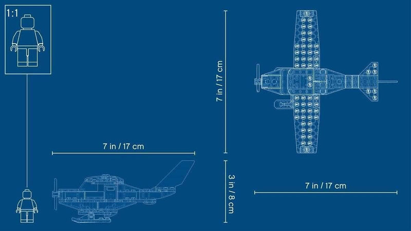 LEGO City Mail Plane 60250 Pretend-Play Toy, Fun Building Set for Kids