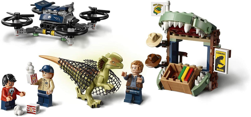 LEGO Jurassic World Dilophosaurus on The Loose 75934 Building Kit (168 Pieces)
