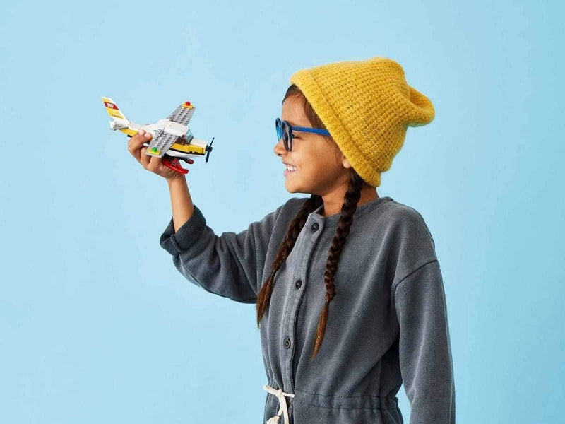 LEGO City Mail Plane 60250 Pretend-Play Toy, Fun Building Set for Kids