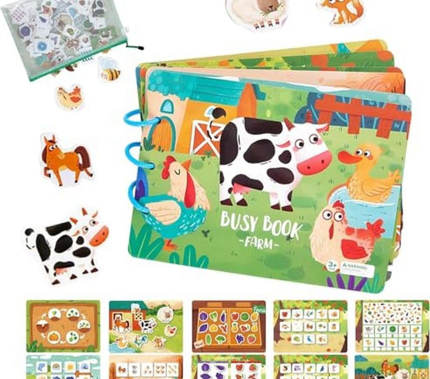 Busy Book Farm | Preschool Busy Book