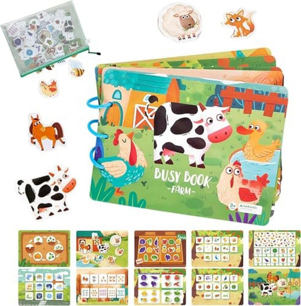 Busy Book Farm | Preschool Busy Book