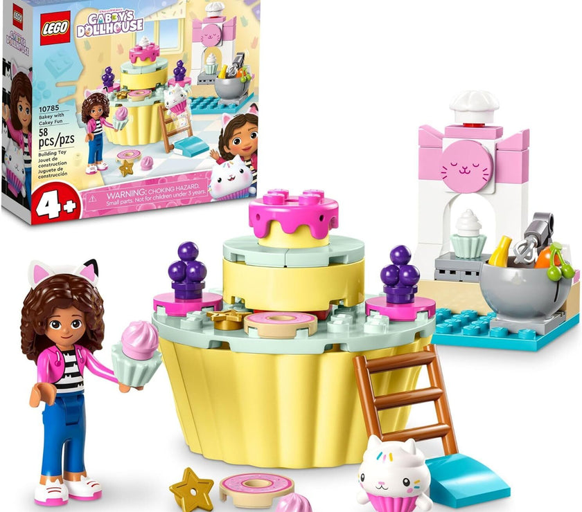 LEGO Gabby's Dollhouse Bakey with Cakey Fun 10785 Building Toy Set