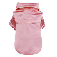 Pet Dog Clothes Soft Silk French Bulldog Pajamas Pet Coat Clothing For Small Dogs Shih Tzu Puppy Cat Shirt Pet Costume