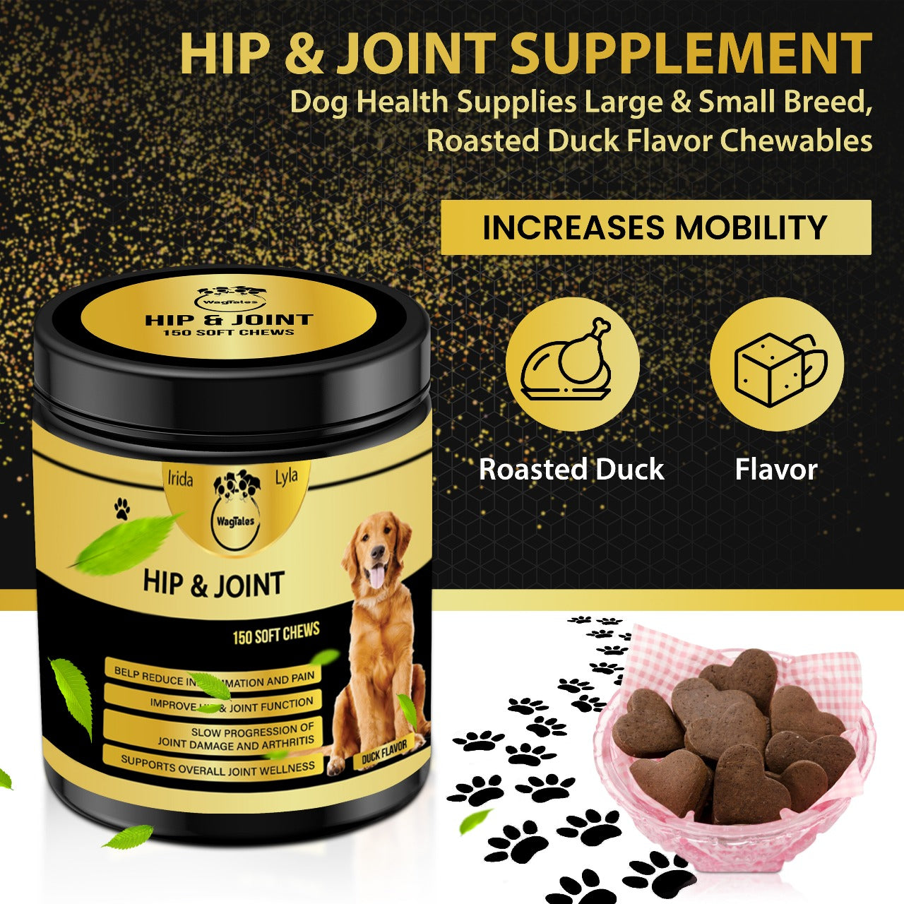 WagTales | Hip and Joint Health | Dog Joint Supplement Health