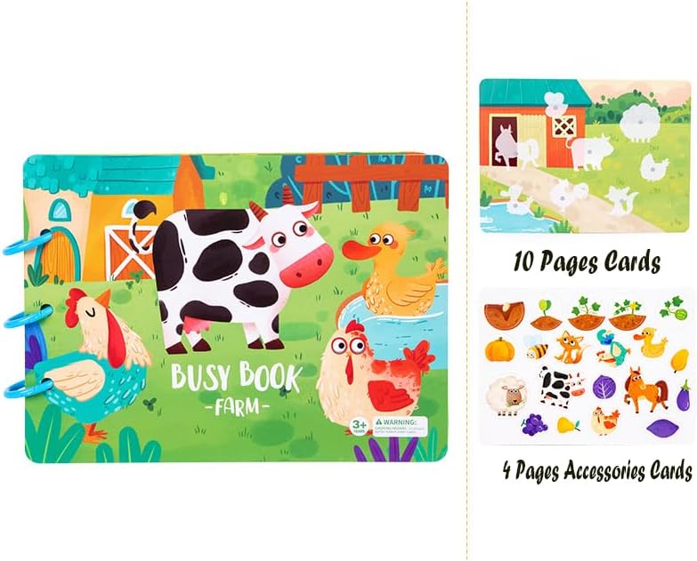 Busy Book Farm | Preschool Busy Book