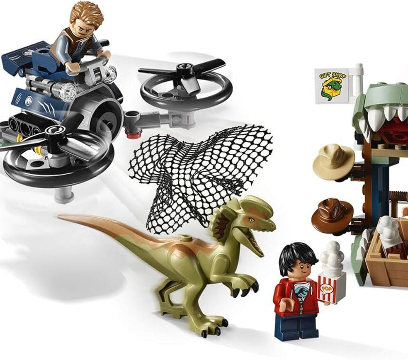 LEGO Jurassic World Dilophosaurus on The Loose 75934 Building Kit (168 Pieces)
