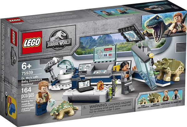 LEGO Jurassic World Dr. Wu's Lab: Baby Dinosaurs Breakout 75939