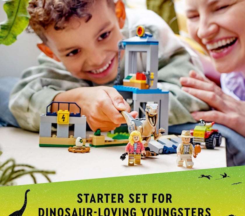 LEGO Jurassic Park Velociraptor Escape 76957 Learn to Build Dinosaur Toy