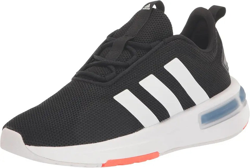 Adidas Kaptir 2.0 Running Shoe, White/Black/Vivid Red, 2 US Unisex