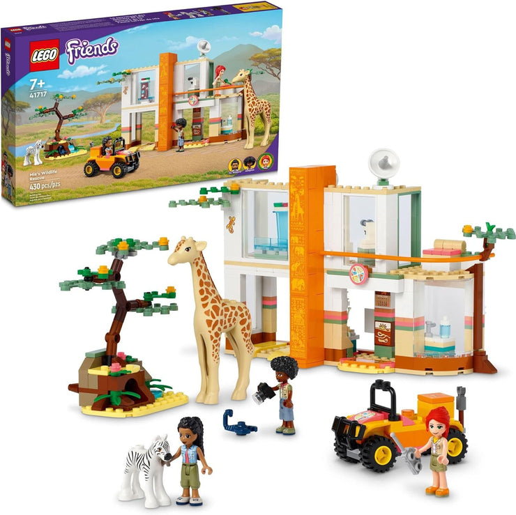 LEGO Wildlife Rescue Toy 41717 with Zebra and Giraffe Safari Animal