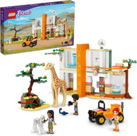 LEGO Wildlife Rescue Toy 41717 with Zebra and Giraffe Safari Animal