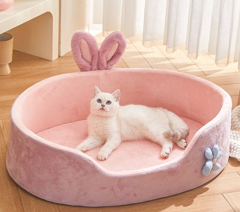 Detachable Pet Bed  Pet Bed Detachable Washable Dog Sleeping Bed Soft Comfortable Warm Cat Bed for Four Seasons Soft Pet Bed