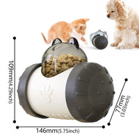 Dog Puzzle Toys Pet Food Interactive Tumbler Slow Feeder Puppy Toy Snack Treat Stimulation Chase Rolling Puppy Toy Pet Supplies