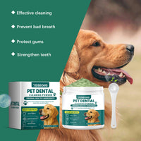 Pet Teeth Cleaning Powder for Dog Reduces Tartar and Calculus Protect Dog Oral Gum Health Freshen Breath Dog Cleaning Products