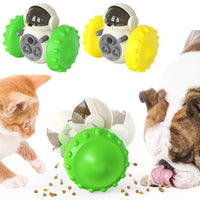 Dog Puzzle Toys Pet Food Interactive Tumbler Slow Feeder Puppy Toy Snack Treat Stimulation Chase Rolling Puppy Toy Pet Supplies