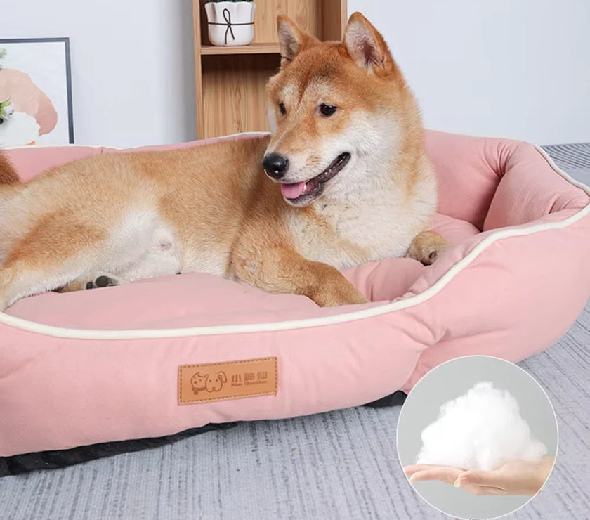 Pet Sofa Sleeping Bed Large Dog Bed House for Cats Big Space Dog Sofa Sleeping Mat Winter Warm Dog Cushion