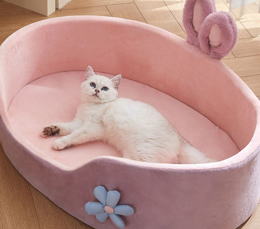 Detachable Pet Bed  Pet Bed Detachable Washable Dog Sleeping Bed Soft Comfortable Warm Cat Bed for Four Seasons Soft Pet Bed