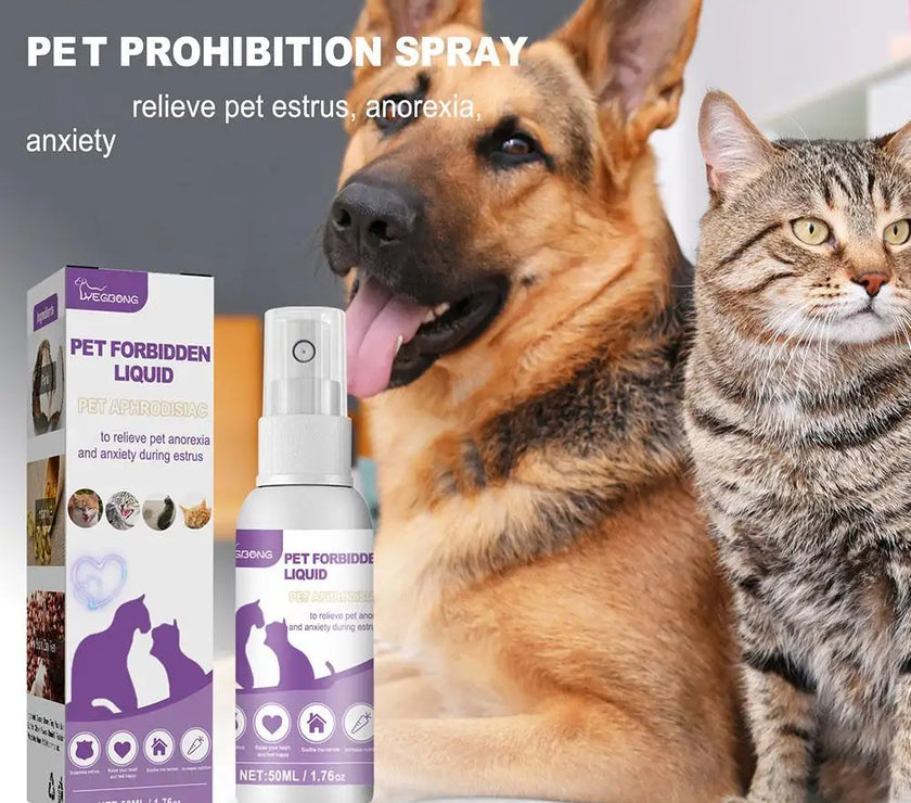 Pet Calming Spray Pet Supplies Pets Pheromone Calming Spray Improve Estrus Agitation Pet Anxiety Relief Spray Cat Dog Health
