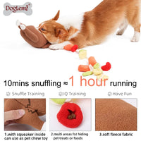 Pet Dog Snuffle Toy Roasted Turkey Toys Pet Interactive Puzzle Feeder Food Training IQ Dog Chew Toys Cute Animal Activity Toys
