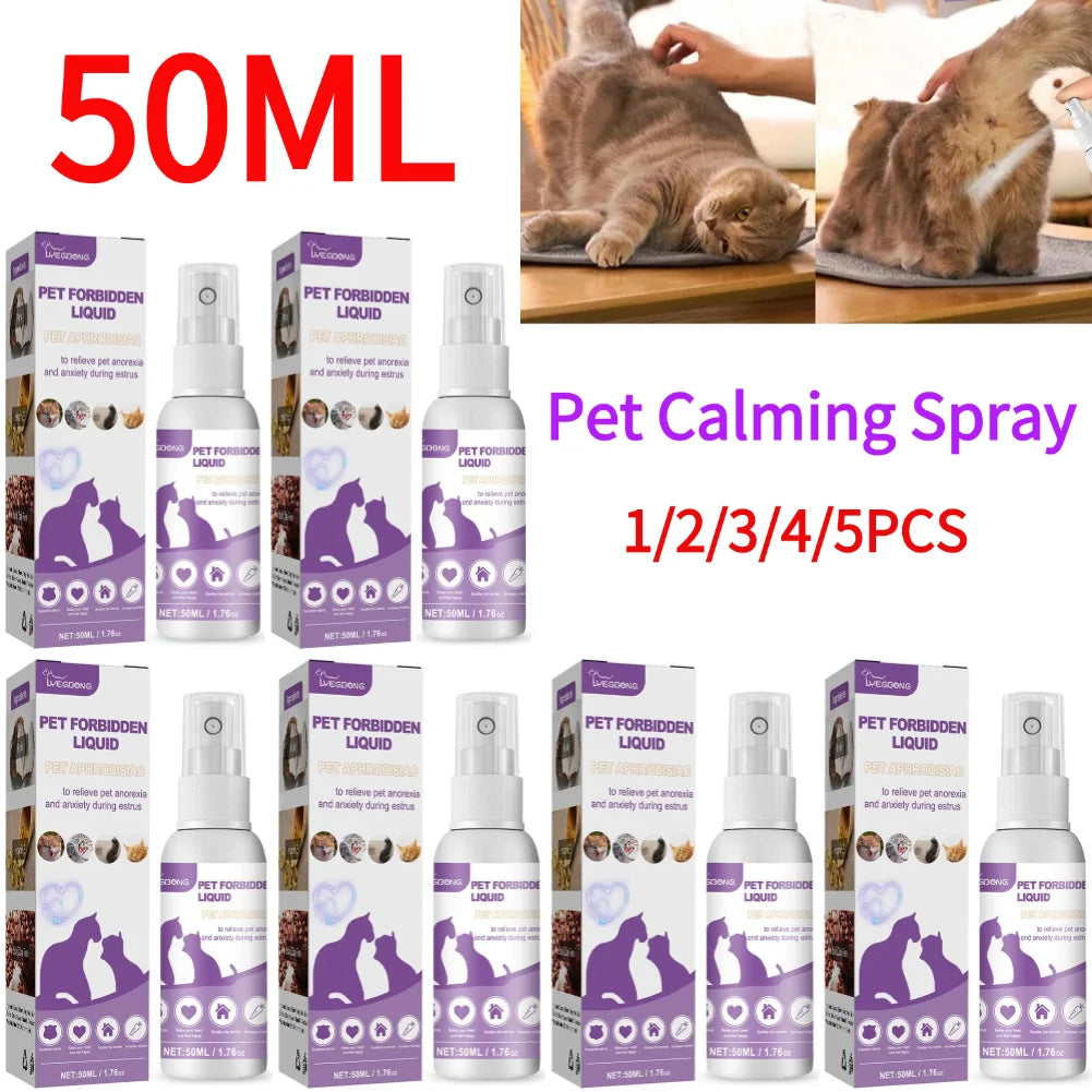 Pet Calming Spray Pet Supplies Pets Pheromone Calming Spray Improve Estrus Agitation Pet Anxiety Relief Spray Cat Dog Health