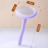 Dog Brush Pet Hair Remover Massage Cat Brush Stainless Steel Combs for Dog Hair Cleaning Comfortable Handle Brushes Pet Grooming