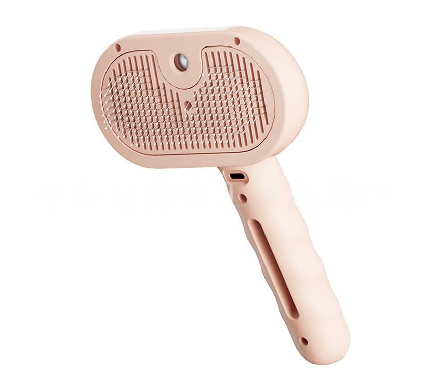 Dog Steam Grooming Brush Pet Spray Hair Removal Comb ABS Luxury Grooming Brush For Smooth Coat Pet 3 In 1 Groomer Steam