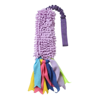 Colorful Pet Chew Toy Squeaky Plush Dog Interactive Toy with Sound Funny Teething Resistant Rope Toy for Relieve Boredom