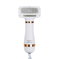 Pet Dog Hair Dryer 2-in-1 Cat Dog Dryer Grooming And Care Adjustable Temperature Low Noise Pet Blow Dryer Comb Cat Dog Supplies