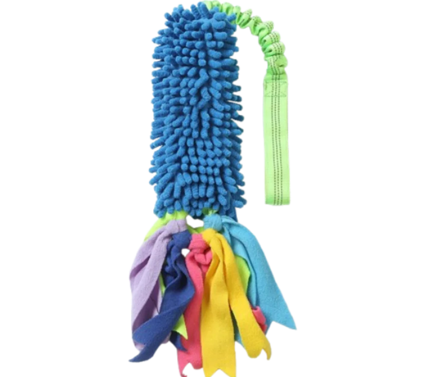 Colorful Pet Chew Toy Squeaky Plush Dog Interactive Toy with Sound Funny Teething Resistant Rope Toy for Relieve Boredom