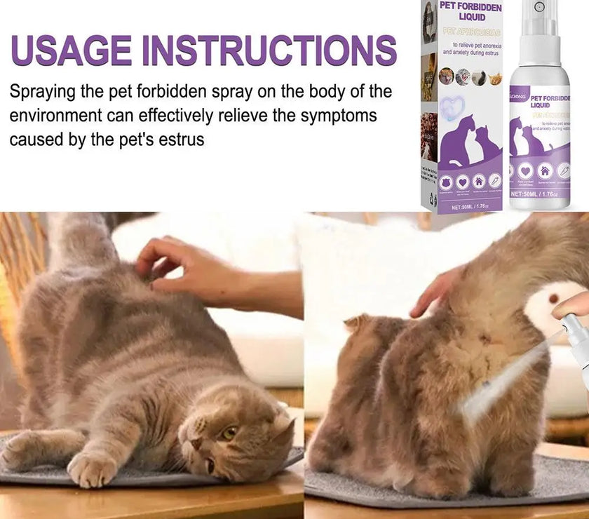Pet Calming Spray Pet Supplies Pets Pheromone Calming Spray Improve Estrus Agitation Pet Anxiety Relief Spray Cat Dog Health