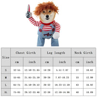 Funny Pet Dog Clothes Dog Cosplay for Dogs Halloween Dog Costumes Christmas Dog Accessories Festival Party Outfit Pet Dog Dress