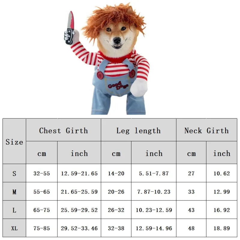 Funny Pet Dog Clothes Dog Cosplay for Dogs Halloween Dog Costumes Christmas Dog Accessories Festival Party Outfit Pet Dog Dress