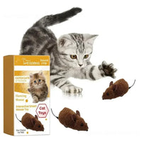 Pet Interactive Mouse Toy Plush Simulation Sound-Making Cat  Boredom Relief Amusement Chew Toy Safe Durable Small Size Realistic