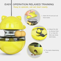 Dog Puzzle Toys Pet Food Interactive Tumbler Slow Feeder Puppy Toy Snack Treat Stimulation Chase Rolling Puppy Toy Pet Supplies