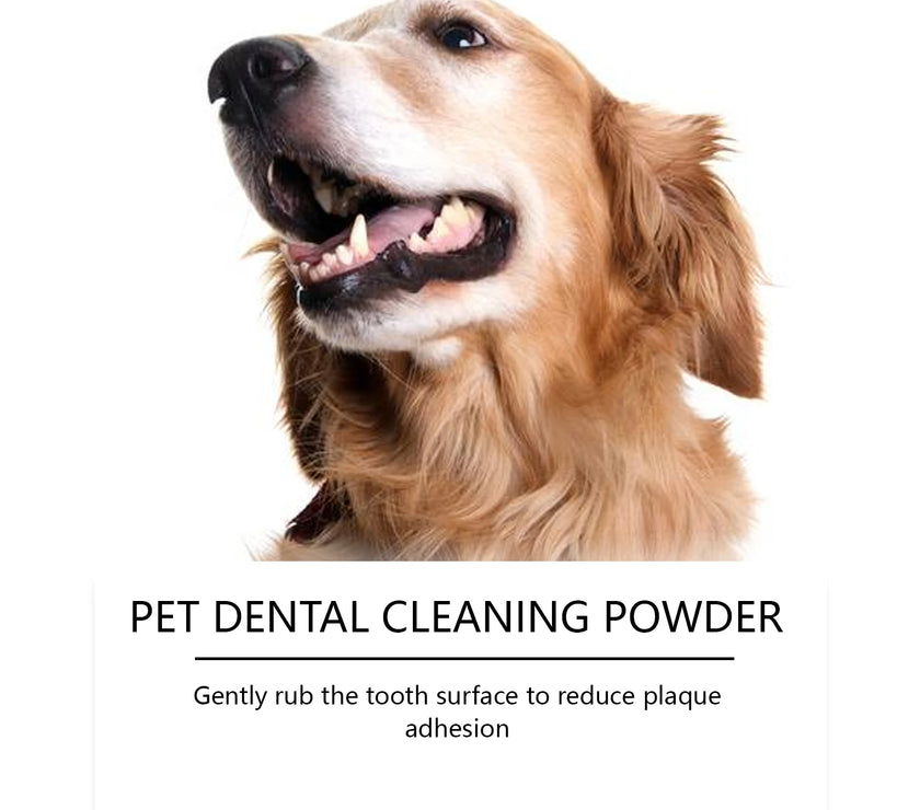 Pet Teeth Cleaning Powder for Dog Reduces Tartar and Calculus Protect Dog Oral Gum Health Freshen Breath Dog Cleaning Products