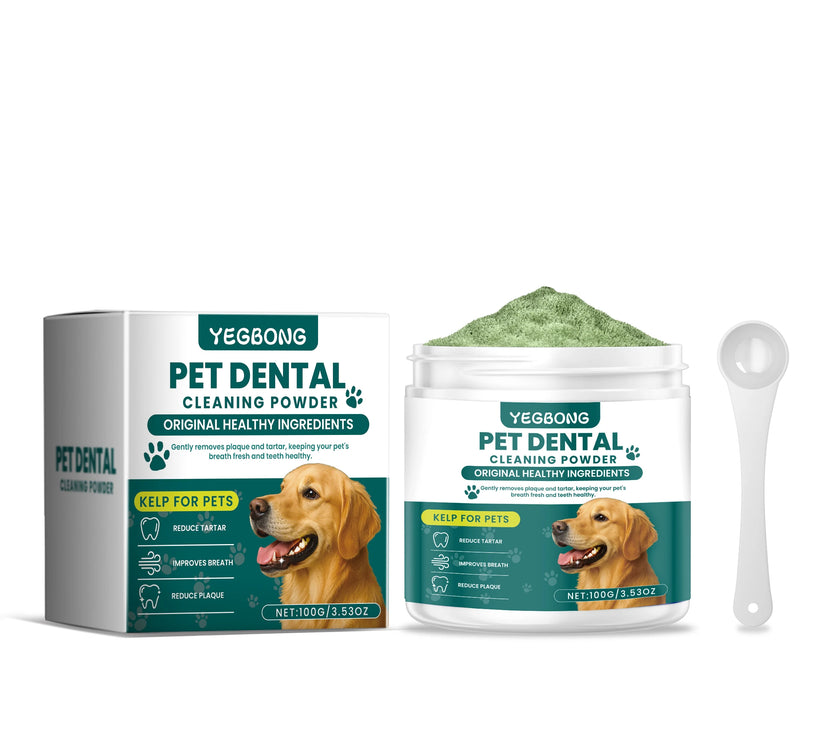 Pet Teeth Cleaning Powder for Dog Reduces Tartar and Calculus Protect Dog Oral Gum Health Freshen Breath Dog Cleaning Products