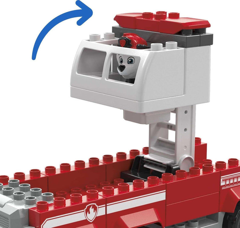 MEGA BLOKS PAW Patrol Toddler Building Blocks Toy - Fire Truck with 37 Pieces