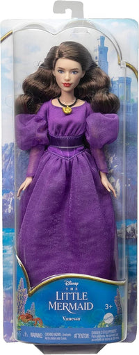 Mattel Disney The Little Mermaid Vanessa Fashion Doll in Signature Purple Dress