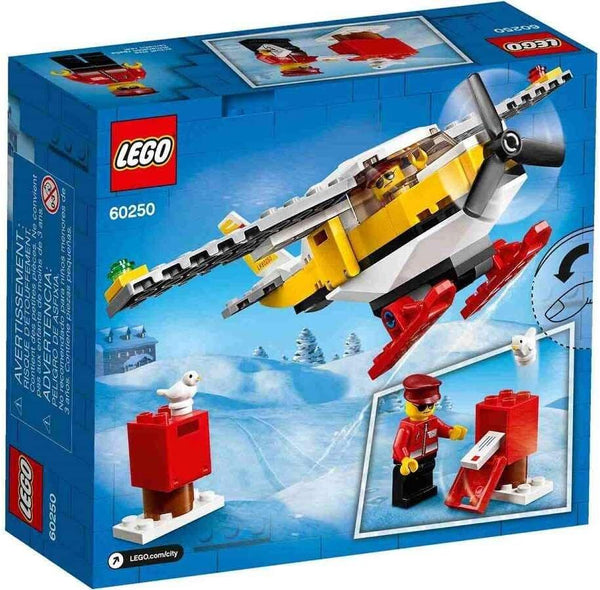 LEGO City Mail Plane 60250 Pretend-Play Toy, Fun Building Set for Kids